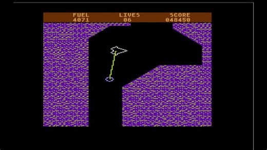 Thrust - Atari 800