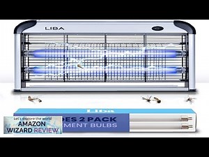 LiBa Electric Bug Zapper Indoor Insect Killer (2) Extra Replacement Bulbs Review