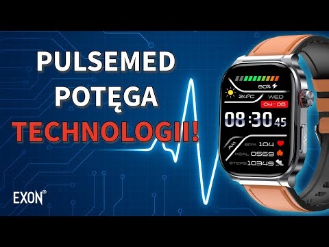 EXON PulseMed Kardiowatch – Smartwatch with ECG, Heart Rate Monitor, and Blood Pressure | Feature...