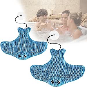 Scum Absorber for Spa Hot Tub Accessories Swimming Pool and Spa Scum Absorbe (Devil Fish 2 Pack)