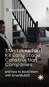 New to the construction business? Avoid these 3 mistakes we see all the time to keep your business in shape: ❌ Poor time management ❌ Weak contracts ❌ No financial plan SmartBuildX gives you the tools to run like a pro—before you even scale. Contact us today to know more about our solutions! #construction #commonmistakes #smallbusiness #constructioncompany #projectmanagement #businessgrowth #buildsmarter #SmartBuild | SmartBuild