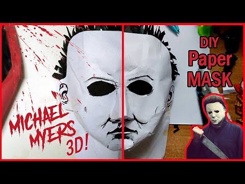 How to Create a 3D Paper Mask: Michael Myers