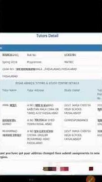 AIOU Tutor List Autumn 2025 | Tutor Letter | The AIOU | Aiou Autumn 2025 Tutor l aiou tutore list