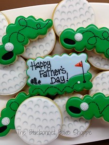 Decorated Golf Ball Cookies {Guest Post}