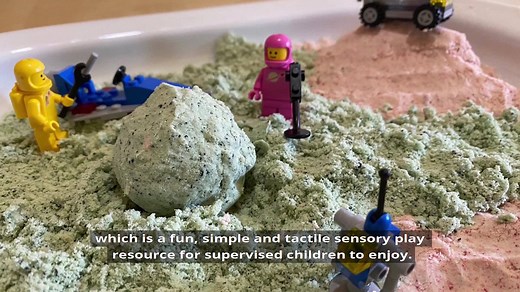 6.3K views · 65 reactions | Malika shows you how to make your own Moon Sand at home. You will need: flour, vegetable oil, food colouring, measuring jug, scales, mixing bowl and a spatula. #MoonWeek | National Space Centre | Facebook