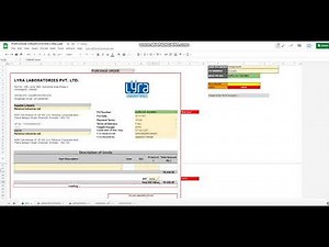 PURCHASE ORDER / INVOICE SYSTEM BY GOOGLE SHEET