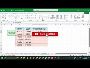 How to Calculate Percent Difference Between Two Numbers in Excel