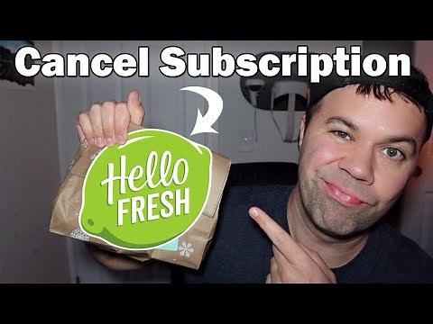 How To Cancel HelloFresh Subscription