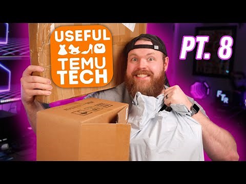 Actually Useful Temu Tech, Best Haul Yet! Part 8 - Tech, Gaming, Gadgets, and More!