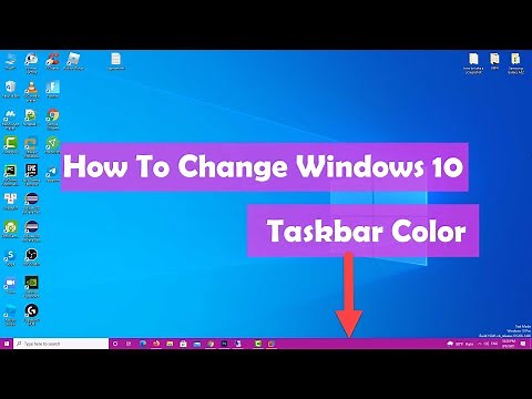 How to Change Taskbar Color on Windows 10?