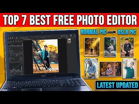 Top 7 Best Free Photo Editing Software for PC/Laptop [2025] - Beginner to Advanced⚡[Latest Updates]🤯