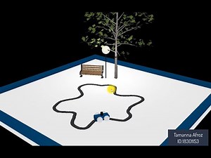 Line follower robot in Webots || CSE461 Lab Final Project || BRAC University