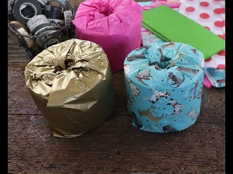 30 Days of Creativity | Day 24 | Tissue Paper Wrapped Toilet Paper