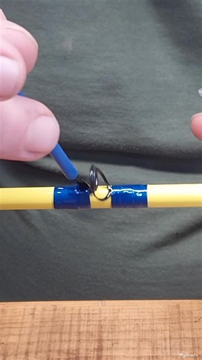 Epoxy work on guides for rod building 💯😎👇👇 #followersシ #BigSrods #fishing #customrods #work #art #custom #watch #information | Big S Rod's