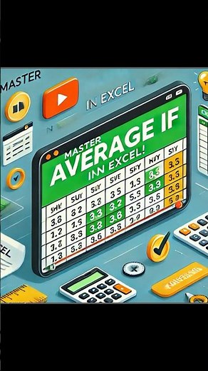 🔓 How to Use the AVERAGEIF Function in Excel | Quick Guide to Conditional Averages 📊