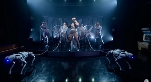 Camila Cabello dances with robot dogs for "I LUV IT" performance on Fallon