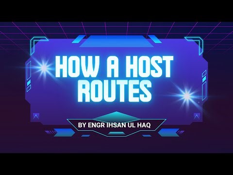 How a Host Routes Packets | Host Packet Routing Explained