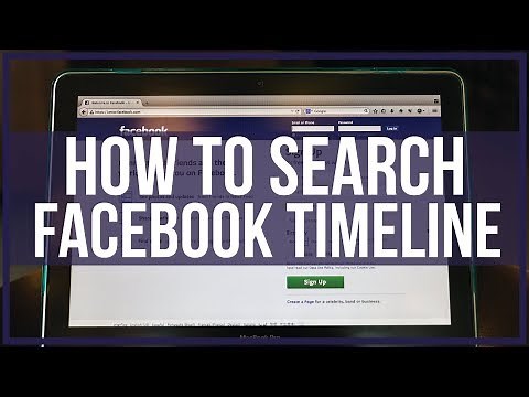 How To Search Someone's Facebook Timeline - Full Tutorial