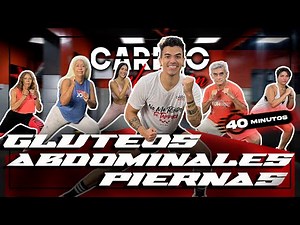 Rutina de GLUTEOS, ABDOMEN y PIERNAS🔥 | CARDIO GAP | 40 Minutos