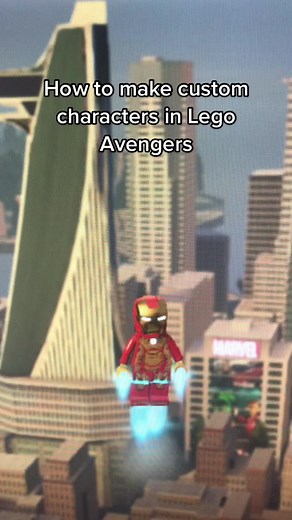 How to get custom characters in Lego Avengers #lego #avengers #custom #customcharacter #legoavengersgame #legomarvel #marvel #fyp #minifigure #ironman #howto #videogame