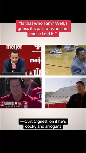 Curt Cignetti with his famous quote during the 2023 season, 'Google me' 😂