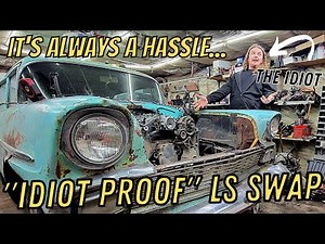 It Shouldn't Of Been This Hard! - Ls Swapping A Tri Five Chevy Wagon