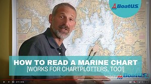 We'll show you the basics of reading a nautical chart. We're demonstrating using a paper chart, but the same principles can be applied to reading digital charts on a chartplotter! | BoatUS