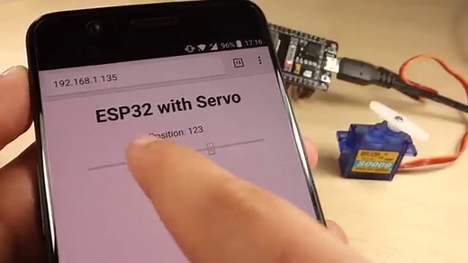 ESP32 Servo Motor Web Server with Arduino IDE | Random Nerd Tutorials