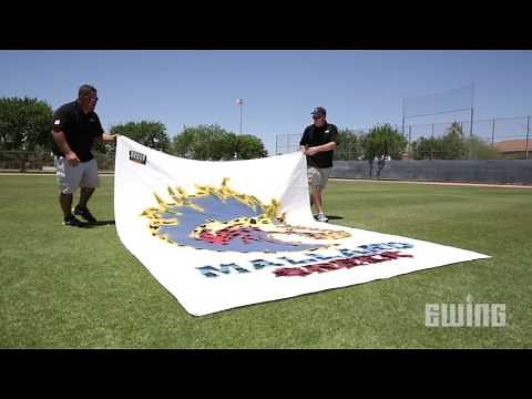 How To Paint Custom Logos On Sports Fields - Stencils