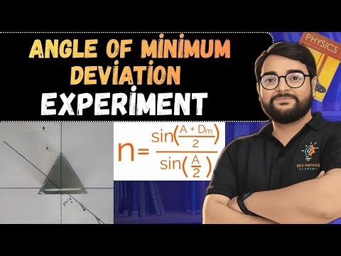 Angle of minimum deviation experiment for class 12 | Prism experiment | #angleofdeviation#experiment
