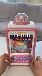 349K views · 3.8K reactions | Dive into major fun with the Mini Claw Machine! ️ Embrace the challenge and feel the thrill of the arcade right in your hand.  Explore top-notch gadgets and more on Temu. Always, the magic's at @shoptemu! #temu #shoptemu #temufinds #miniclawmachine #bigfunlittlepackage #arcadefunathome #grabthepossibilities #portablegaming #endlessentertainment #laughterandjoy #unforgettablememories | Shoptemu | Facebook