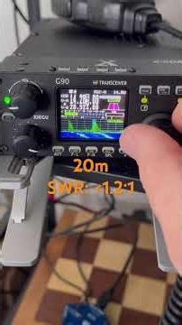 EFHW multiband antenna (40-10m) test with Xiegu G90