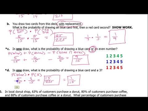 Test B (09 to 11) Solving Probability Word Problems Using Probability Formulas