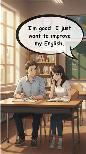🗣️ How to Improve Your English – Easy Teacher & Student Conversation | Learn English Daily