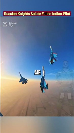 Russian Knights Salute Fallen Indian Pilot with Missing Man Formation at Dubai Airshow 2025!