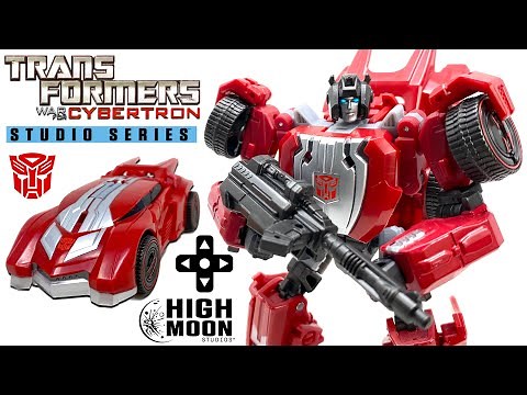 Transformers Studio Series GAMER EDITION War For Cybertron Deluxe Class SIDESWIPE Review