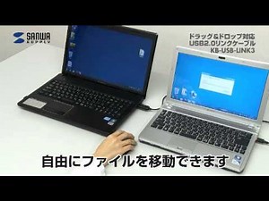 サンワサプライ USBデータリンクケーブル・パソコンデータ転送用 KB-USB-LINK3
