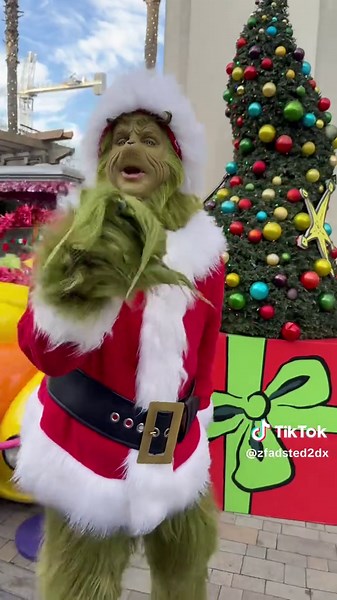 Mr. Grinch！！！🤣 #universal #universalstudios #universalparks #grinch #thegrinch #grinchmas #christmas #holidays #orlando #florida #vacation #disney #disneyworld #disneyland #disneyparks #themeparks