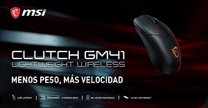 RATÓN GAMING MSI CLUTCH GM41 LIGHTWEIGHT WIRELESS