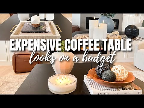 COFFEE TABLE DECOR & STYLING TIPS *5 EASY WAYS TO STYLE*
