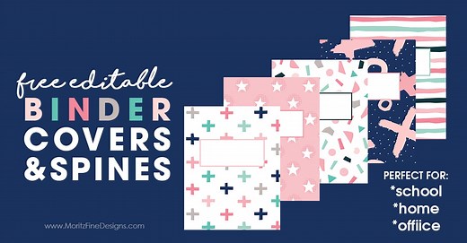 Editable Binder Covers & Spines | Free Printable Download