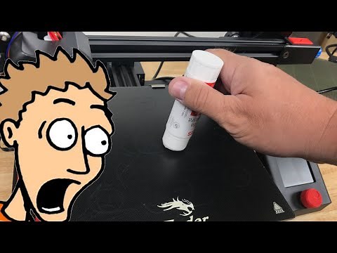 Better Bed Adhesion with a Little Glue Stick