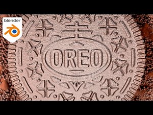 Oreo Cookie Creation in Blender 4.1 in Just 6 Minutes! 😯🔥