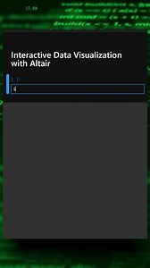 Interactive Data Visualization with Altair in Python Free Python course: [https://bit.ly/3P5JJsw](https://bit.ly/3P5JJsw) | Python Coding