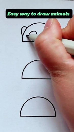 Easy Way to Draw Animals - Drawing Tutorial for Kids