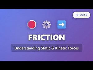 Friction Explained: Static & Kinetic Friction + Coefficients | Physics for Beginners
