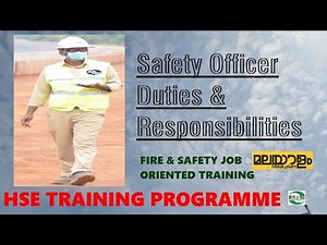 Safety officer Duties and responsibilities
