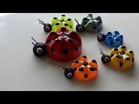 Recycled Art Ideas for Kids: Ladybug's Family from Plastic Bottles | DIY Recycled Bottles Crafts