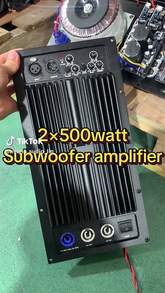 Power Amplifier Module: 2x500 Watt Subwoofer Performance