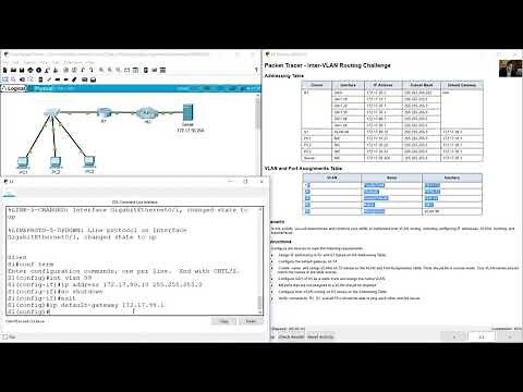 4.5.1 Packet Tracer - Inter-VLAN Routing Challenge